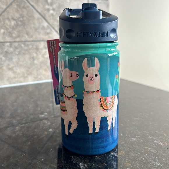 fifty fifty Other - New 12oz water bottle with llamas 🦙